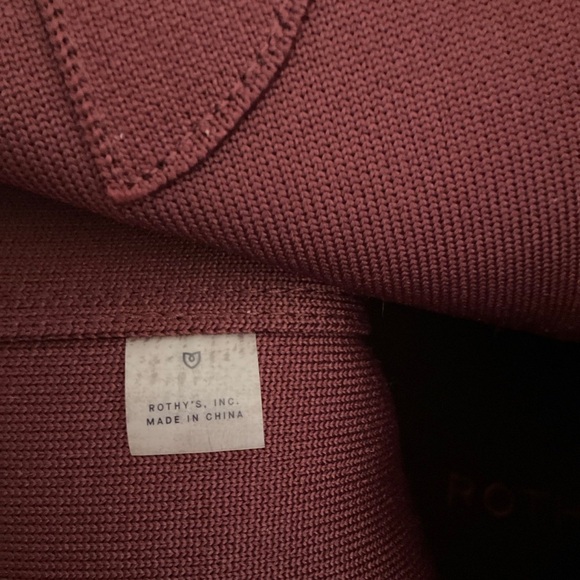 Rothy’s the Lightweight Tote in Collegiate Currant color - Picture 10 of 12